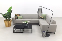 Boavista/Royalty Sunbrella loungeset - Nature Grey - 5-delig - Rechts