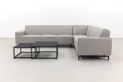 Boavista/Royalty Sunbrella loungeset - Nature Grey - 5-delig - Rechts
