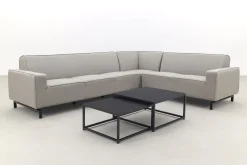 Boavista/Royalty Sunbrella loungeset - Nature Grey - 5-delig - Rechts