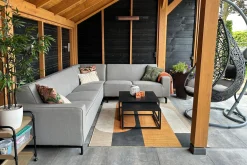 Boavista/Royalty Sunbrella loungeset - Nature Grey - 5-delig - Rechts
