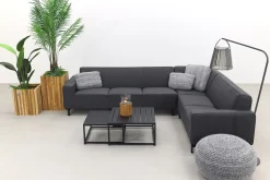 Boavista/Royalty Sunbrella loungeset - Sooty - 5-delig - rechts