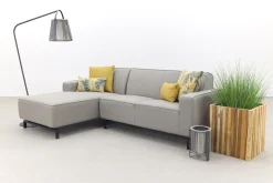 Boavista Sunbrella loungebank chaise longue - Nature Grey - 2-delig - rechts