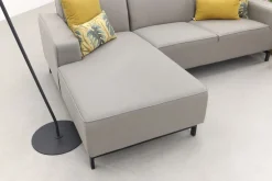Boavista Sunbrella loungebank chaise longue - Nature Grey - 2-delig - rechts