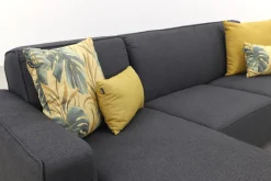 Boavista Sunbrella loungebank chaise longue - Sooty - 2-delig - rechts