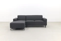 Boavista Sunbrella loungebank chaise longue - Sooty - 2-delig - rechts