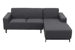 Boavista Sunbrella loungebank chaise longue - Sooty - 2-delig - links
