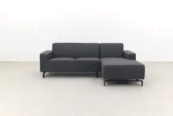 Boavista Sunbrella loungebank chaise longue - Sooty - 2-delig - links