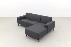 Boavista Sunbrella loungebank chaise longue - Sooty - 2-delig - links
