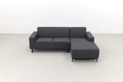 Boavista Sunbrella loungebank chaise longue - Sooty - 2-delig - links