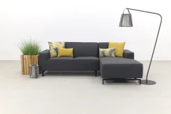 Boavista Sunbrella loungebank chaise longue - Sooty - 2-delig - links