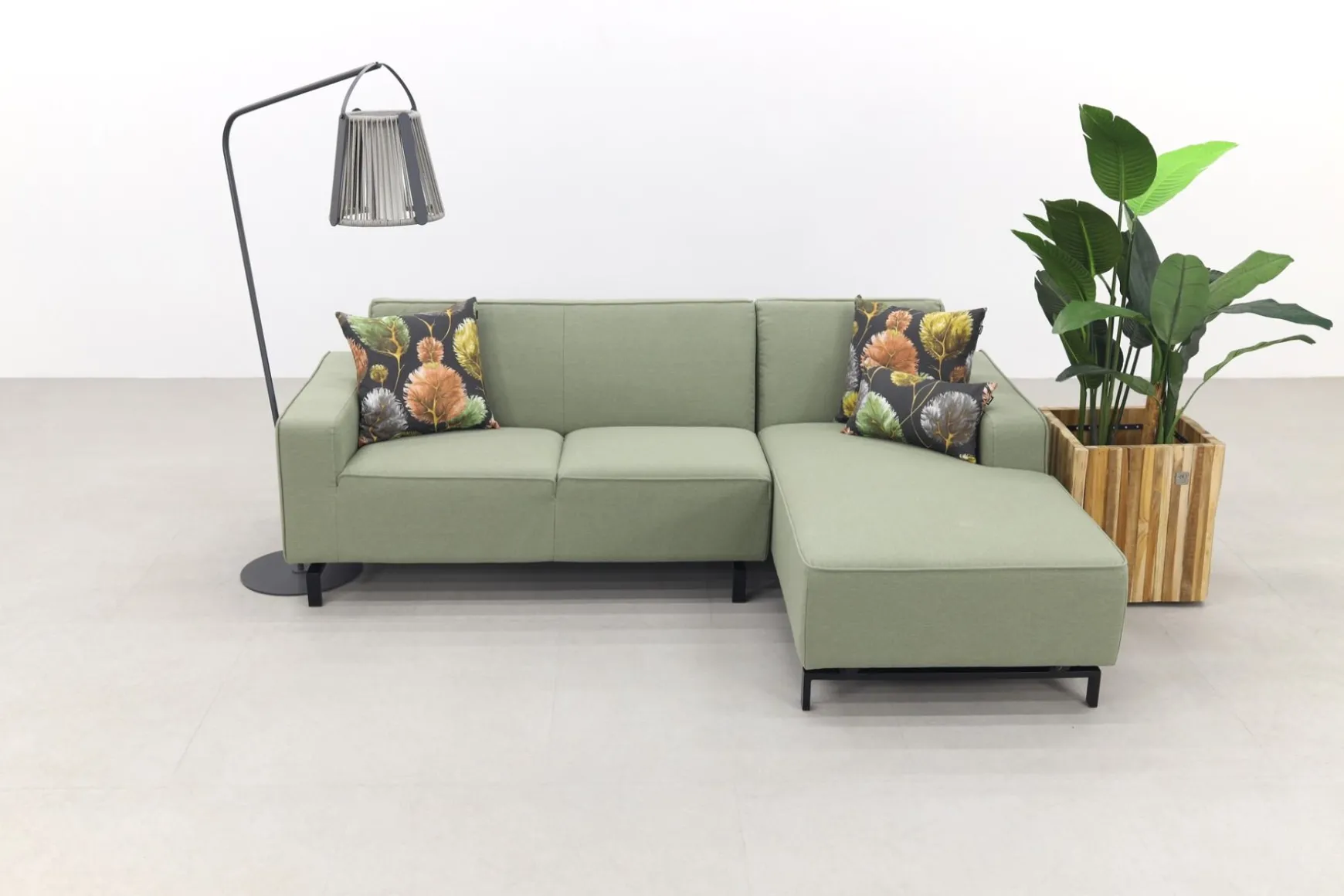 Boavista Sunbrella loungebank chaise longue - Heritage leaf - 2-delig - links