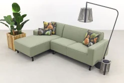 Boavista Sunbrella loungebank chaise longue - Heritage leaf - 2-delig - rechts