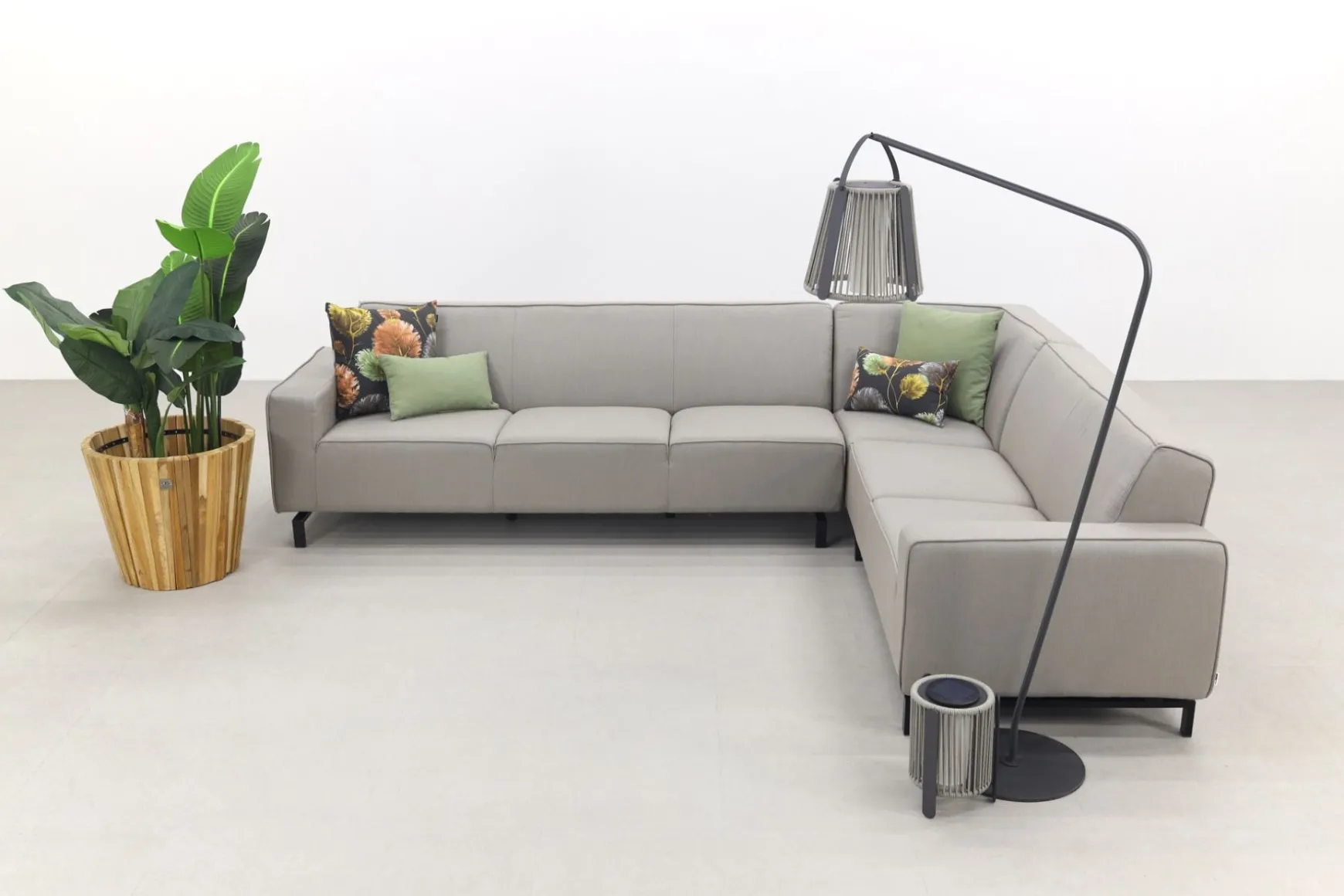 Boavista Sunbrella loungeset - Nature Grey - 3-delig - rechts