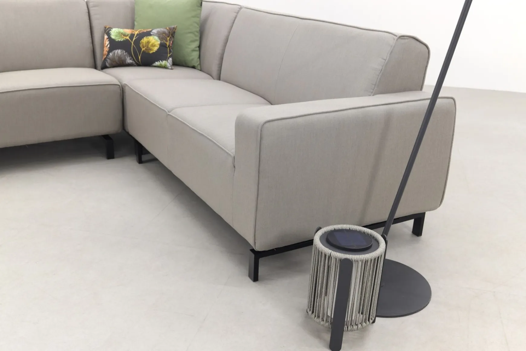 Boavista Sunbrella loungeset - Nature Grey - 3-delig - rechts