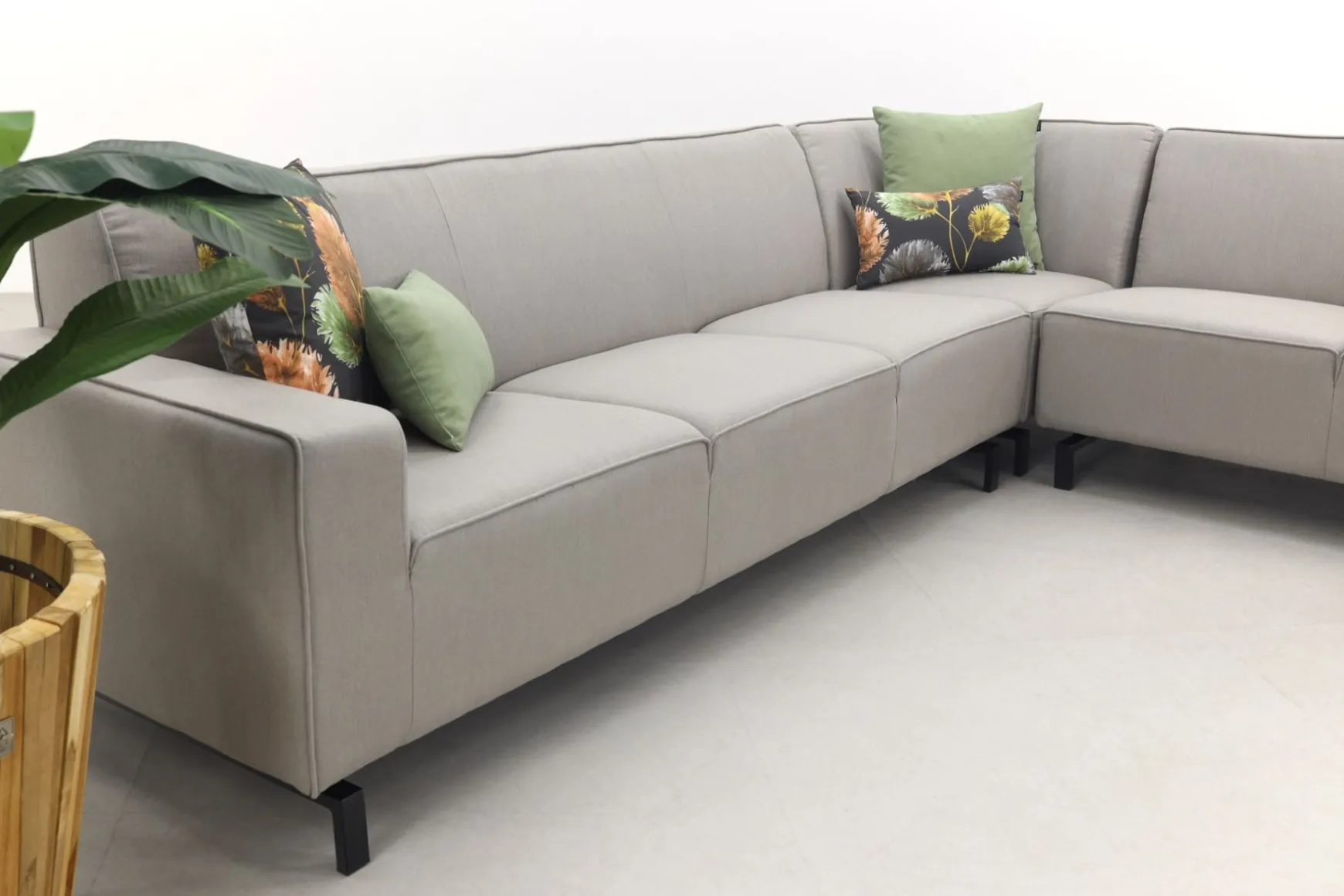 Boavista Sunbrella loungeset - Nature Grey - 3-delig - rechts