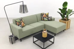 Boavista/Toronto loungebank chaise longue - Heritage leaf - 3-delig - links