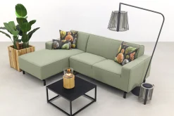 Boavista/Toronto loungebank chaise longue - Heritage leaf - 3-delig - rechts