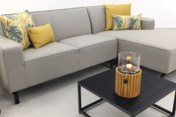 Boavista/Toronto loungebank chaise longue - Nature Grey - 3-delig - links
