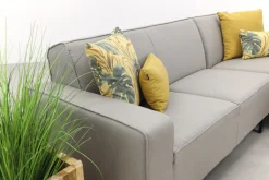 Boavista/Toronto loungebank chaise longue - Nature Grey - 3-delig - links