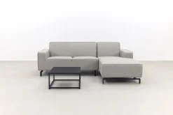 Boavista/Toronto loungebank chaise longue - Nature Grey - 3-delig - links