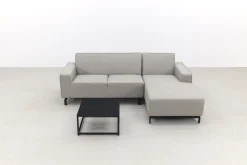 Boavista/Toronto loungebank chaise longue - Nature Grey - 3-delig - links