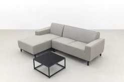 Boavista/Toronto loungebank chaise longue - Nature Grey - 3-delig - rechts
