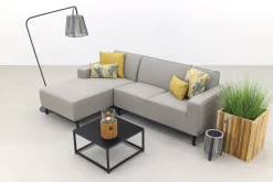 Boavista/Toronto loungebank chaise longue - Nature Grey - 3-delig - rechts