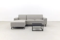 Boavista/Toronto loungebank chaise longue - Nature Grey - 3-delig - rechts