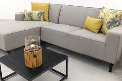 Boavista/Toronto loungebank chaise longue - Nature Grey - 3-delig - rechts