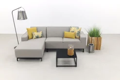 Boavista/Toronto loungebank chaise longue - Nature Grey - 3-delig - rechts
