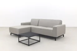 Boavista/Toronto loungebank chaise longue - Nature Grey - 3-delig - rechts