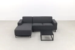 Boavista/Toronto loungebank chaise longue - Sooty - 3-delig - rechts