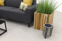 Boavista/Toronto loungebank chaise longue - Sooty - 3-delig - rechts