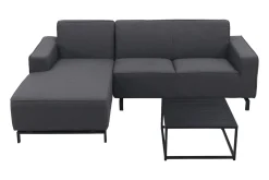 Boavista/Toronto loungebank chaise longue - Sooty - 3-delig - rechts
