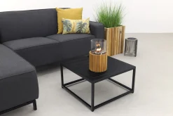Boavista/Toronto loungebank chaise longue - Sooty - 3-delig - rechts