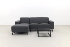 Boavista/Toronto loungebank chaise longue - Sooty - 3-delig - rechts
