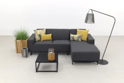 Boavista/Toronto loungebank chaise longue - Sooty - 3-delig - links