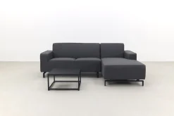 Boavista/Toronto loungebank chaise longue - Sooty - 3-delig - links