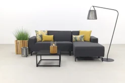 Boavista/Toronto loungebank chaise longue - Sooty - 3-delig - links