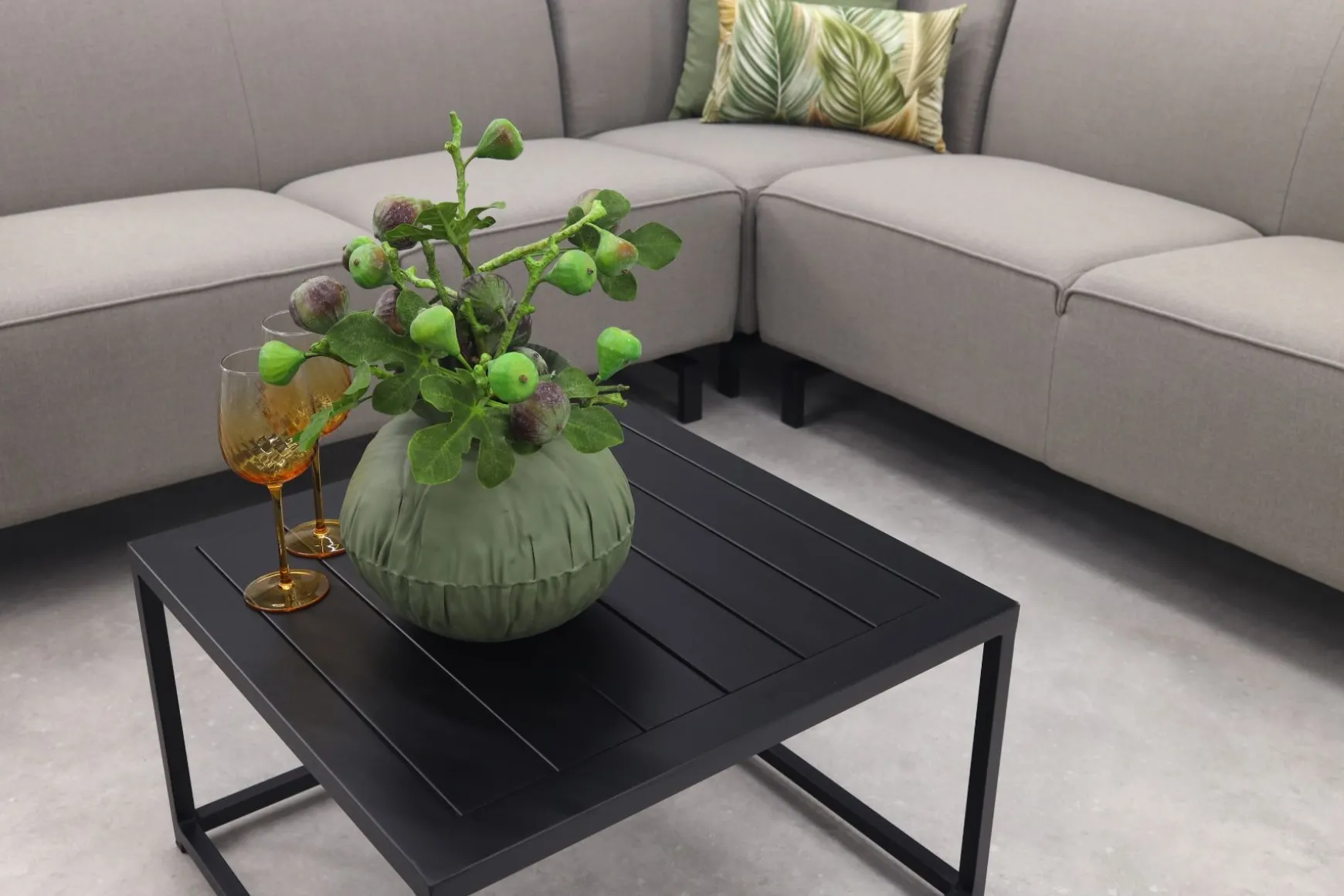 Boavista/Toronto Sunbrella loungeset (4-delig) - Nature Grey