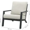Boston/Canto loungestoelen set (3-delig) - Antraciet