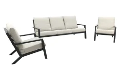Boston stoel bank (3-zits) loungeset - 3-delig