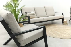 Boston stoel bank (3-zits) loungeset - 3-delig