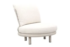 Breeze loungestoel - Naturel/Mokka