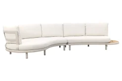 Breeze organische loungeset (L/R) - Naturel/Mokka