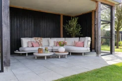 Breeze organische loungeset (L/R) - Naturel/Mokka