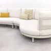 Breeze organische loungeset (L/R) met loungestoel - Naturel/Mokka