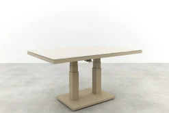 Brooklyn up&down verstelbare tuintafel 140x85 cm. - Latte