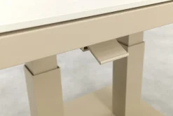 Brooklyn up&down verstelbare tuintafel 140x85 cm. - Latte