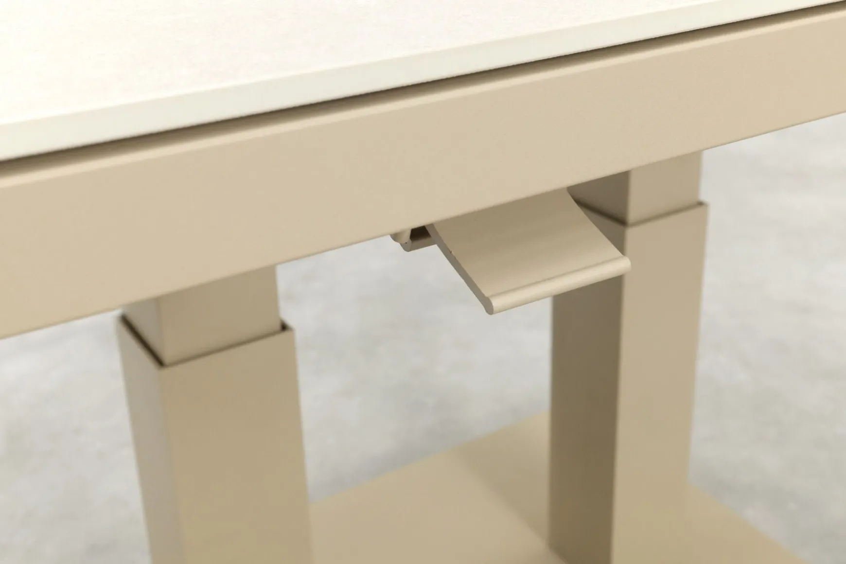 Brooklyn up&down verstelbare tuintafel 140x85 cm. - Latte